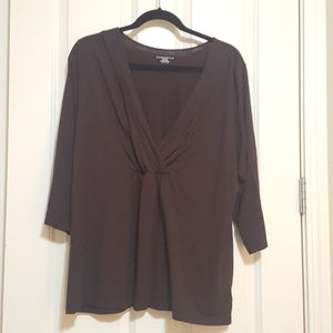 Charter Club Chocolate Brown Top